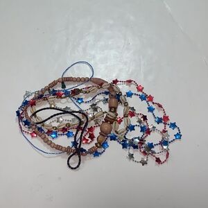 7 Pieces Necklaces Handmade And Vintage